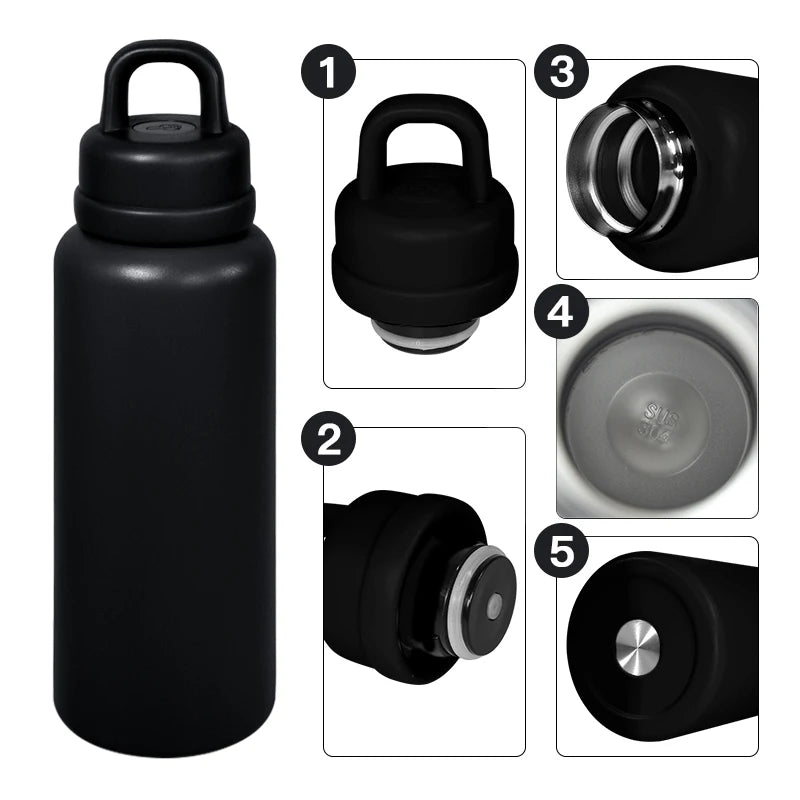 US Warehouse 26oz Leak-Proof Stainless Steel Tumbler One-Touch Opening for Business Outdoor Camping Children Back School Hot