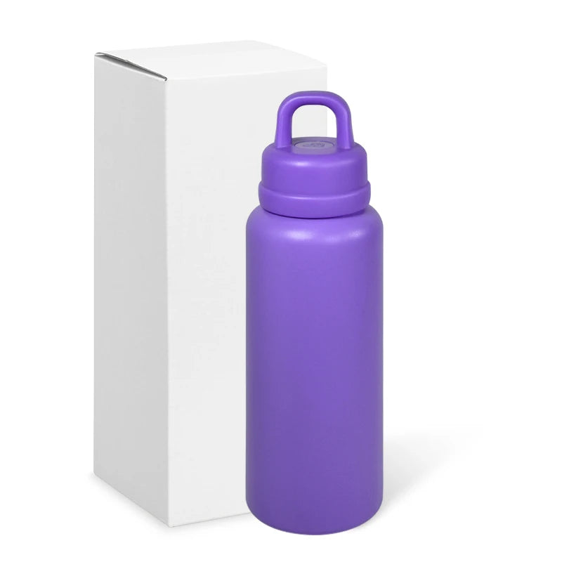 US Warehouse 26oz Classic Tumbler Leak-Proof One-Touch Opening Outdoor Camping Thermal Water Bottle Comfortable Handle Gift