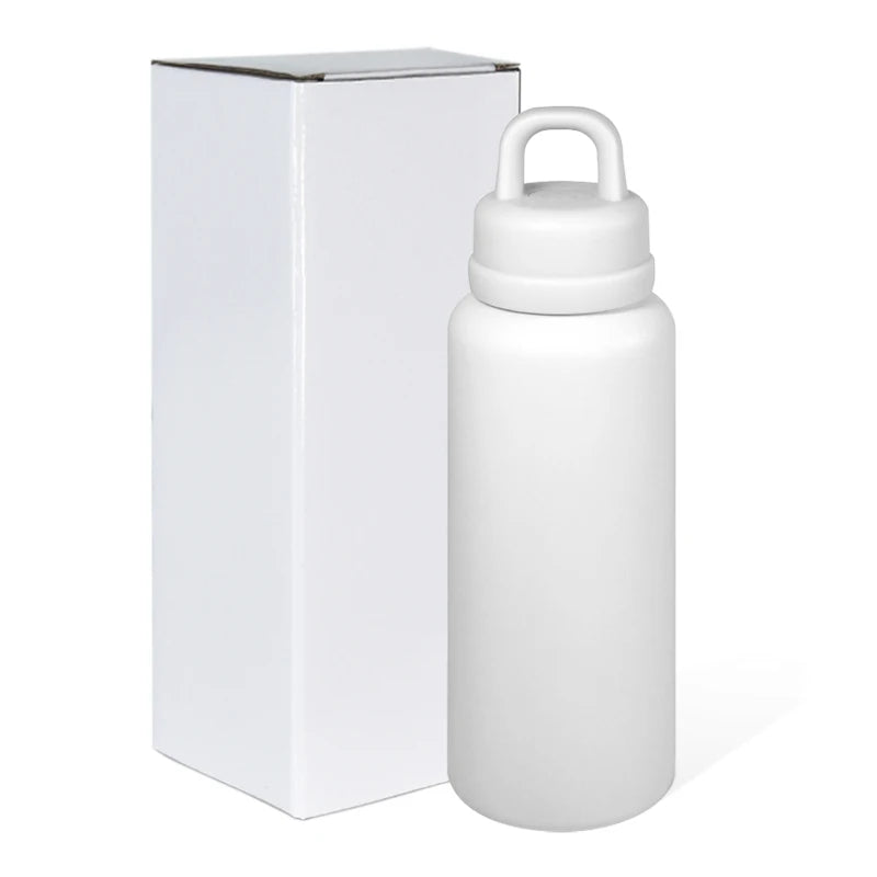 US Warehouse 26oz Classic Tumbler Leak-Proof One-Touch Opening Outdoor Camping Thermal Water Bottle Comfortable Handle Gift