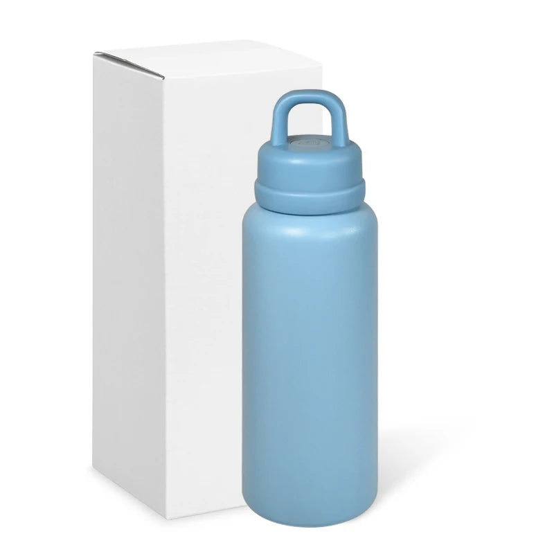 US Warehouse 26oz Classic Tumbler Leak-Proof One-Touch Opening Outdoor Camping Thermal Water Bottle Comfortable Handle Gift