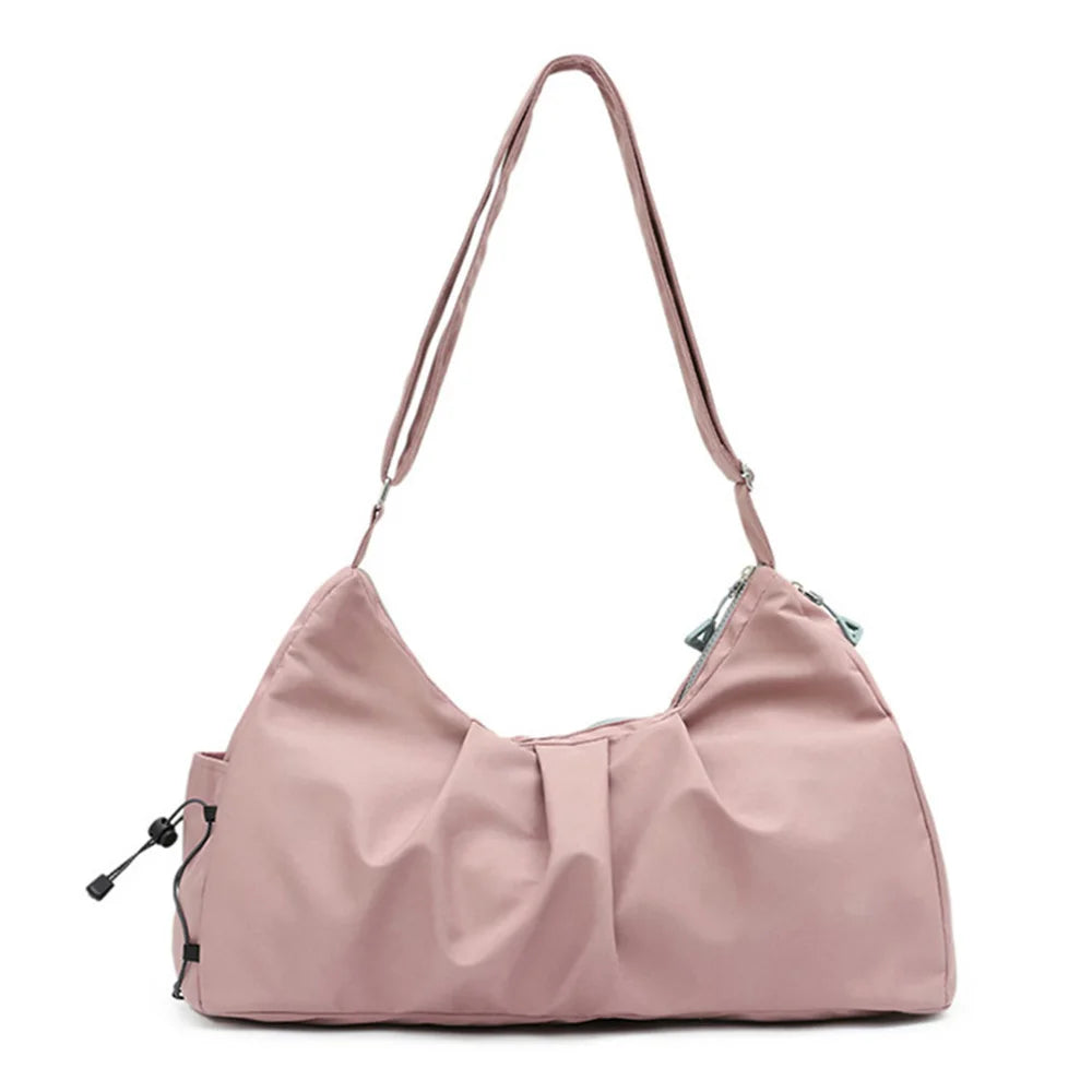 Single shoulder yoga bag nylon large capacity travel bag multifunctional and minimalist fitness bag gym bag