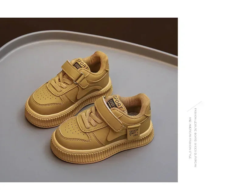 Spring Autumn Children Shoes Small White Shoes Low-top Board Girls Baby Sneaker New Kids Sport Shoes Boys Student Casual Sneaker