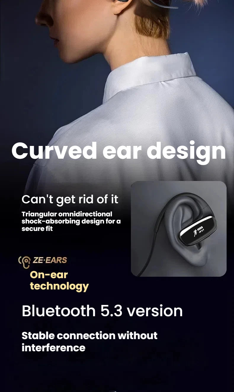 Wireless Bluetooth Sport Earphones IPX7 MP3 Player Waterproof 32GB Storage Gym Headphones for  Running Sports Cycling Hiking Gym