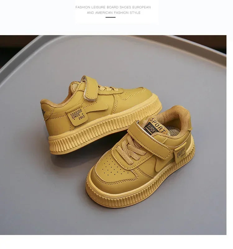 Spring Autumn Children Shoes Small White Shoes Low-top Board Girls Baby Sneaker New Kids Sport Shoes Boys Student Casual Sneaker