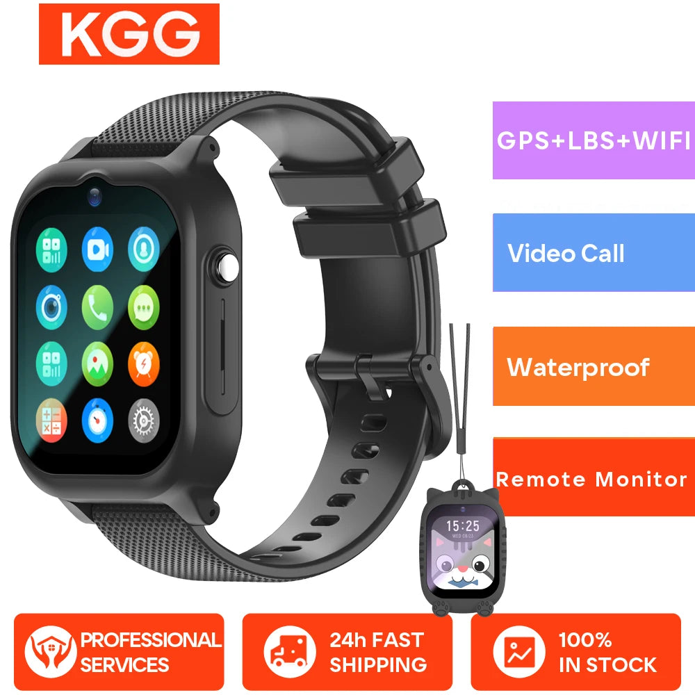 4G Smart Watch Kids GPS WIFI Video Call SOS Camera Monitor Tracker Location Phone Watch Child Smartwatch For Boys Girls Gifts
