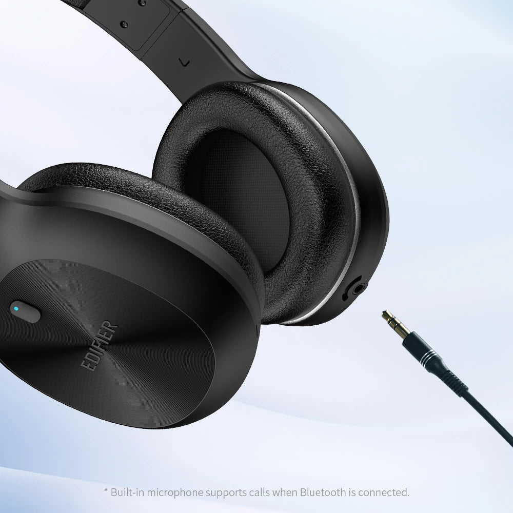 EDIFIER W600BT Wireless Bluetooth Headphone Bluetooth 5.1 up to 30hrs Playback Time 40mm Drivers Hands-Free Headset Dual Connect