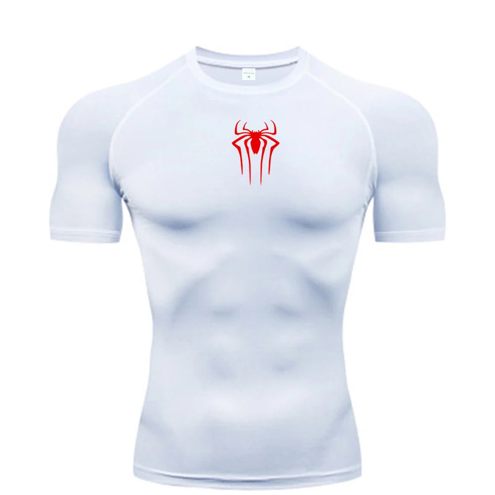 New Compression Shirt Men Fitness Gym Super Hero Sport Running T-Shirt Rashgard Tops Tee Quick Dry Short Sleeve T-Shirt For Men