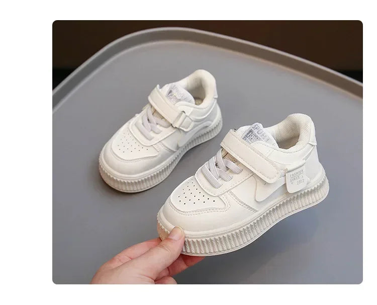 Spring Autumn Children Shoes Small White Shoes Low-top Board Girls Baby Sneaker New Kids Sport Shoes Boys Student Casual Sneaker