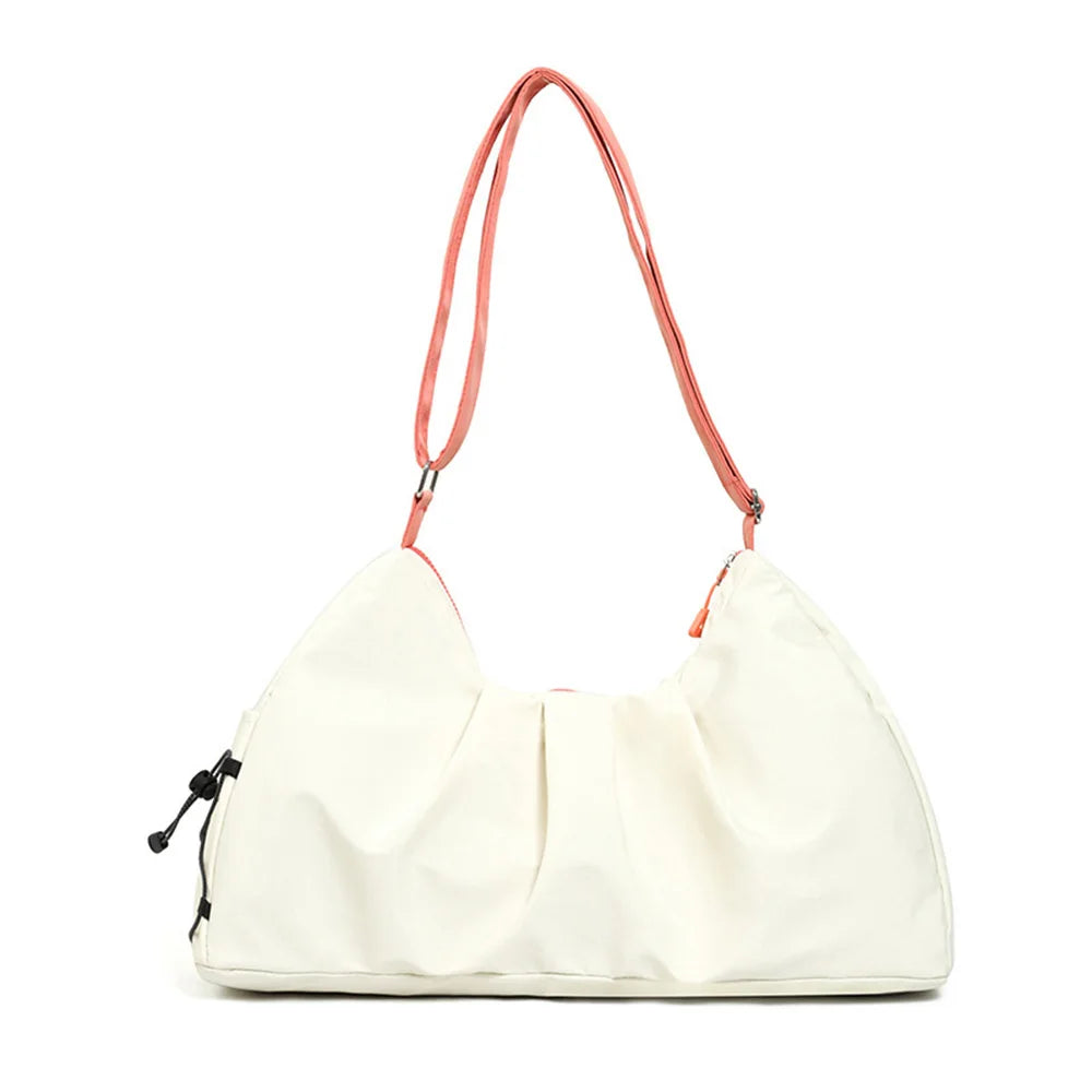 Single shoulder yoga bag nylon large capacity travel bag multifunctional and minimalist fitness bag gym bag