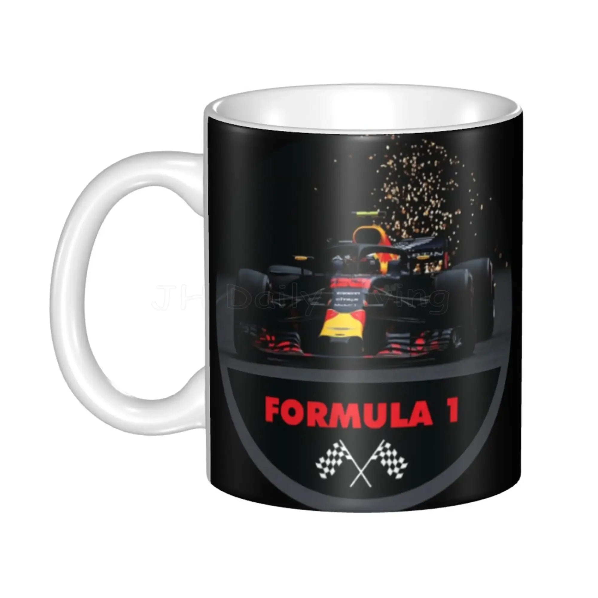 F1 Car Racing Coffee Mugs 11oz Ceramic Mug Fashion Tea Cocoa Milk Cup Novelty Gifts Personalized Eco-Friendly Water Cups