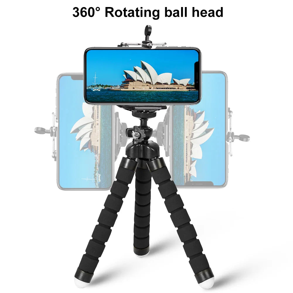 Selens Tripod Flexible Sponge Octopus Adjustable Mini Camera Tripod For Phone