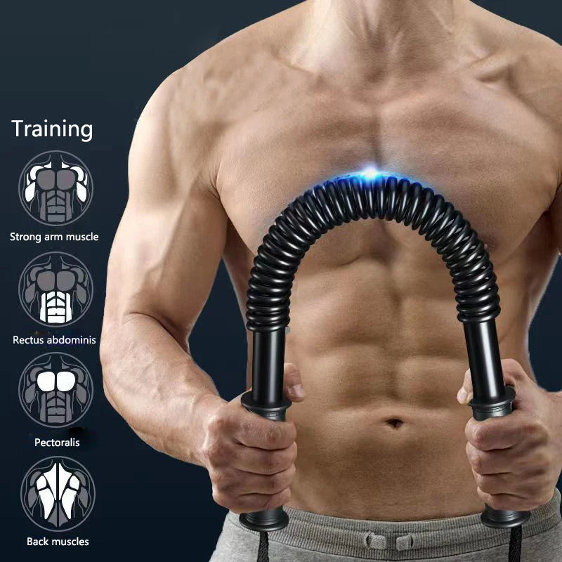 1pc 20-50kg  Power Twister Arm Strength Stick Arm Strength Fitness Equipment Spring Arm Strength Bar To Enhance Muscle Power