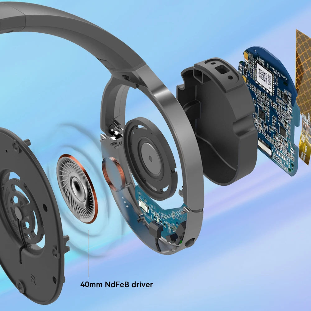 EDIFIER W600BT Wireless Bluetooth Headphone Bluetooth 5.1 up to 30hrs Playback Time 40mm Drivers Hands-Free Headset Dual Connect