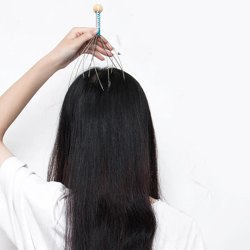 Octopus Head Massager Remove Muscle Tension