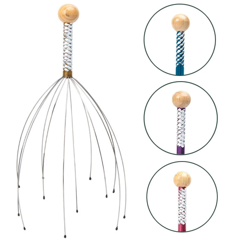 Octopus Head Massager Remove Muscle Tension