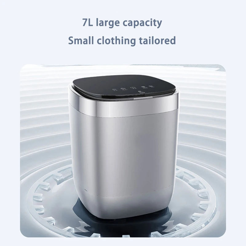 Small Automatic Portable Washing Machine 7L Large Capacity