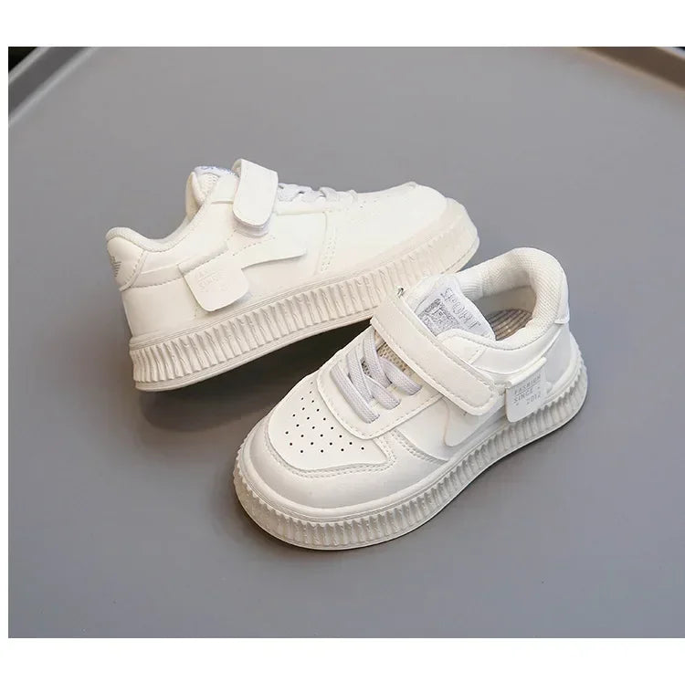 Spring Autumn Children Shoes Small White Shoes Low-top Board Girls Baby Sneaker New Kids Sport Shoes Boys Student Casual Sneaker