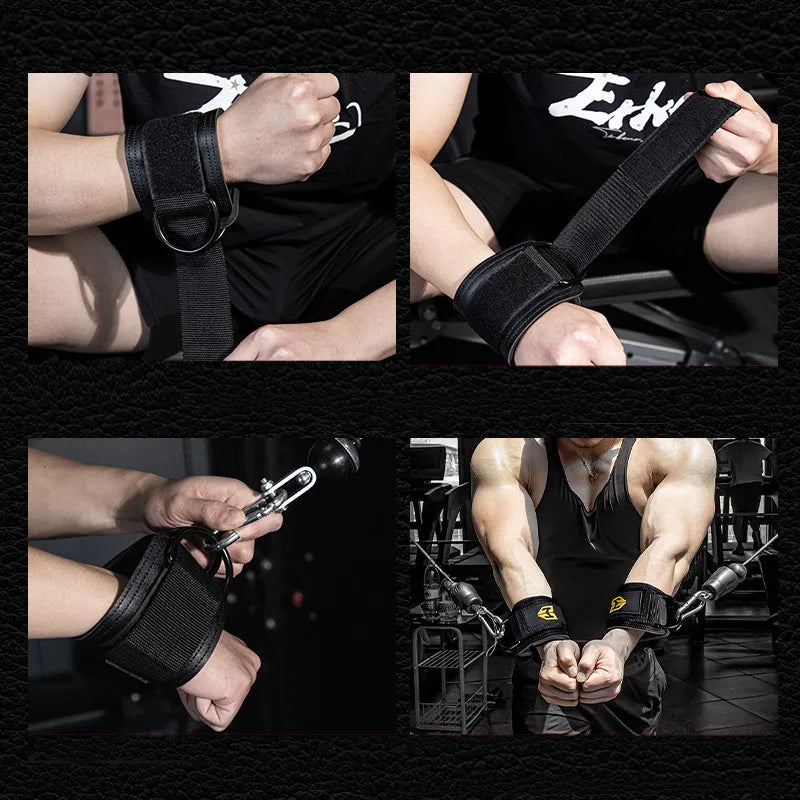 Wrist Straps For Resistance Band Workout Fitness Ankle Straps Foot Support Cuffs Cable Machines Gym Home Fitness Equipment
