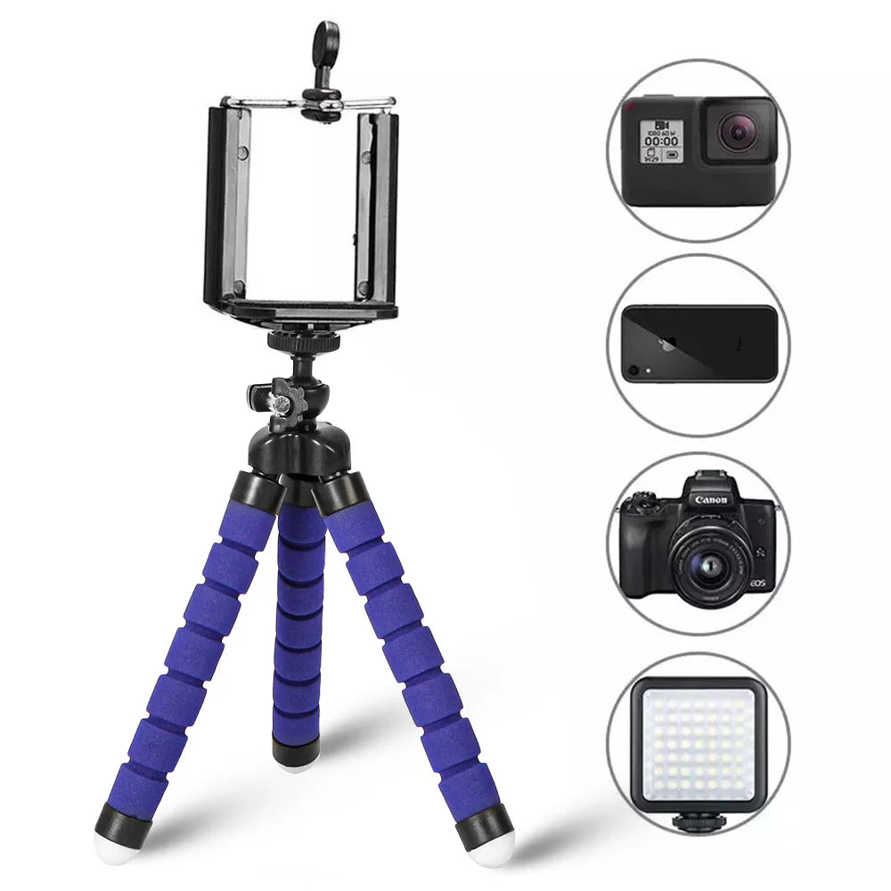 Selens Tripod Flexible Sponge Octopus Adjustable Mini Camera Tripod For Phone