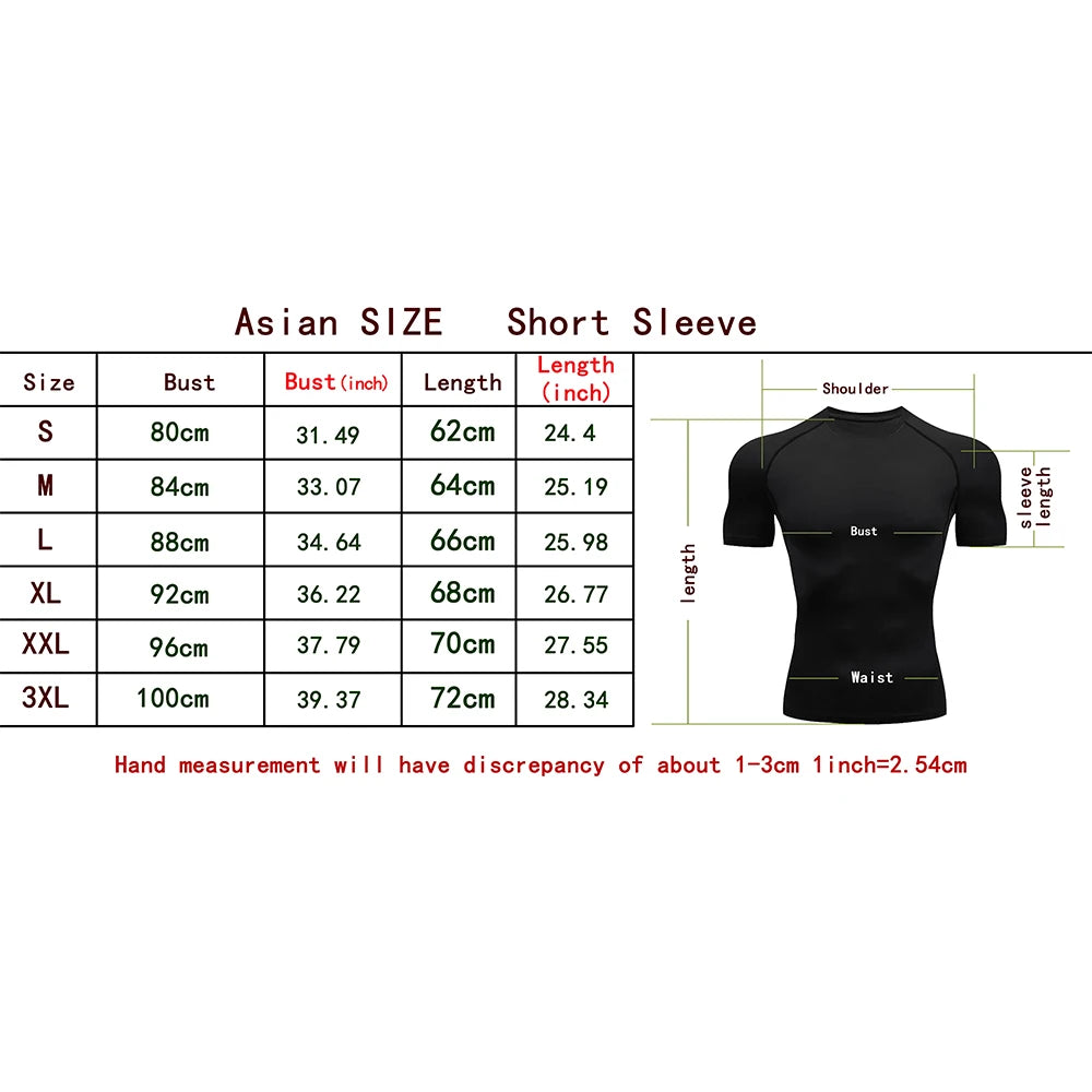 New Compression Shirt Men Fitness Gym Super Hero Sport Running T-Shirt Rashgard Tops Tee Quick Dry Short Sleeve T-Shirt For Men