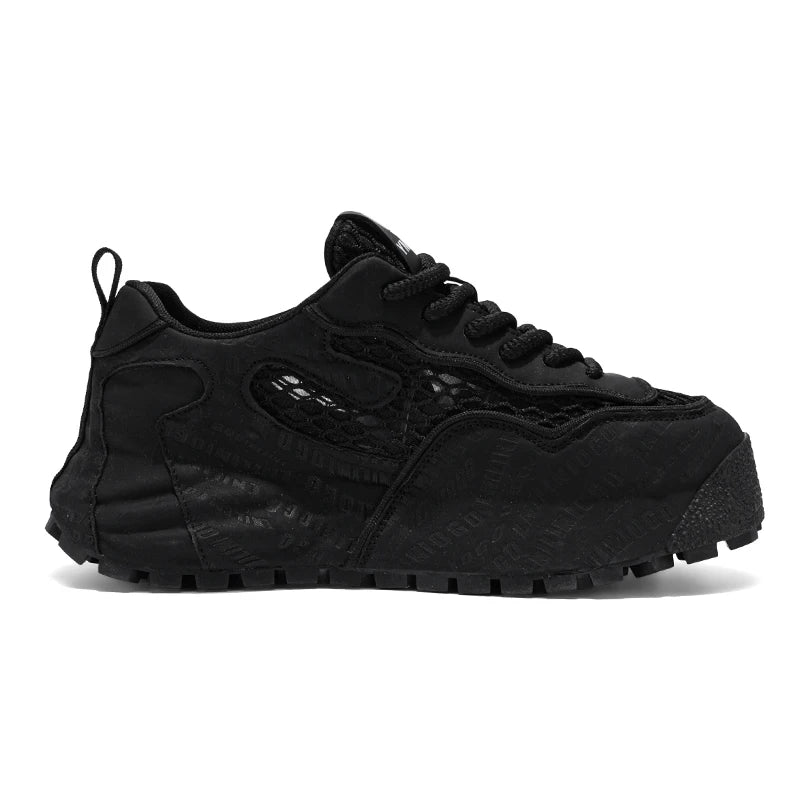 Chunky Sneaker Men Designer Cover Bottom Board Shoes Fashion Casual Mesh Breathable Increased Internal Flat Platform Sport Shoes