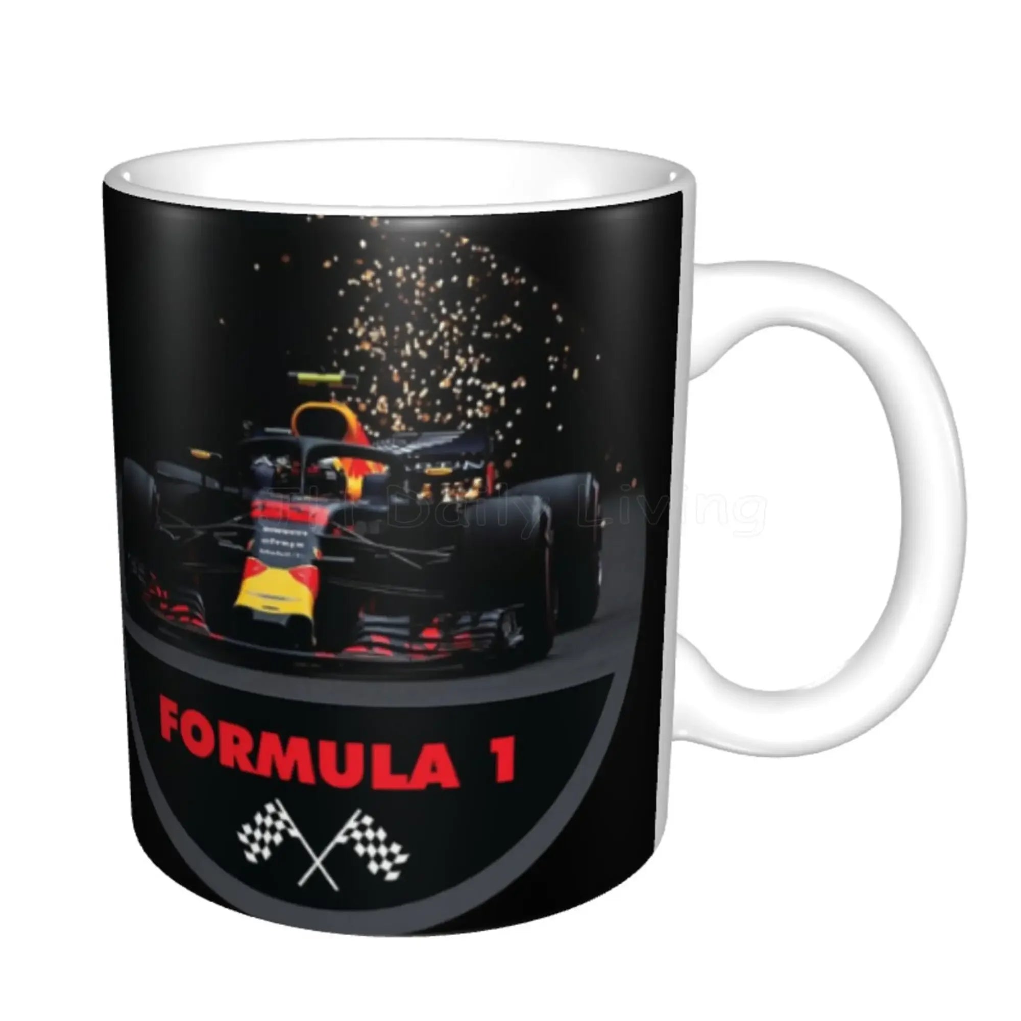 F1 Car Racing Coffee Mugs 11oz Ceramic Mug Fashion Tea Cocoa Milk Cup Novelty Gifts Personalized Eco-Friendly Water Cups