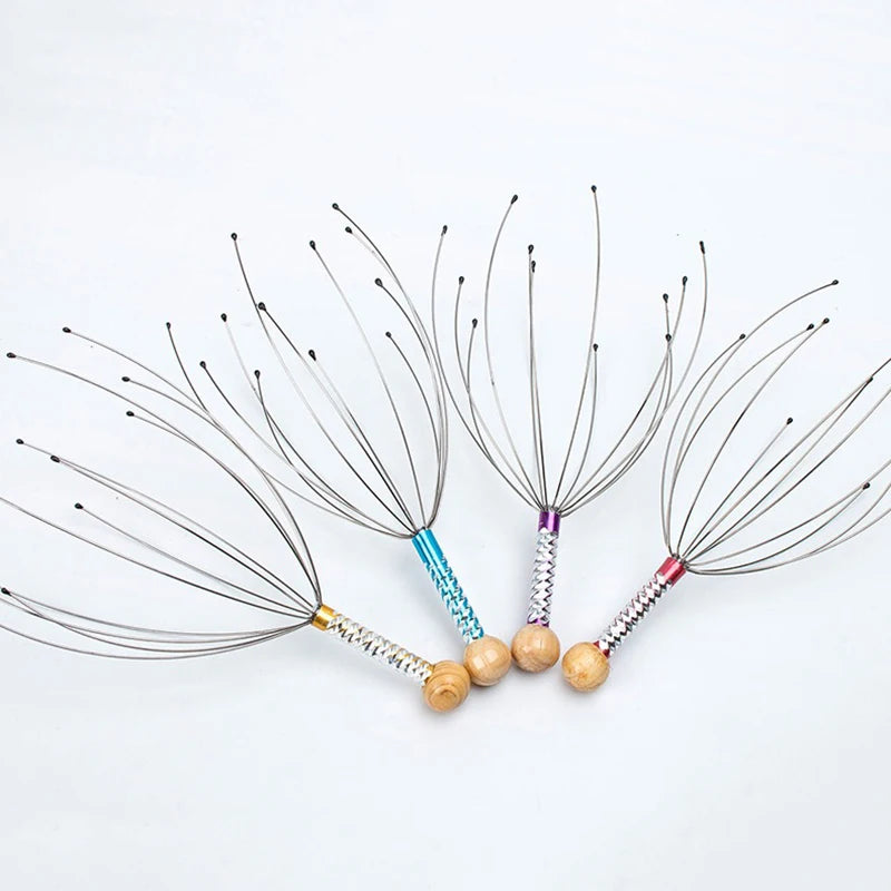 Octopus Head Massager Remove Muscle Tension