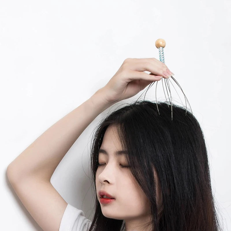 Octopus Head Massager Remove Muscle Tension