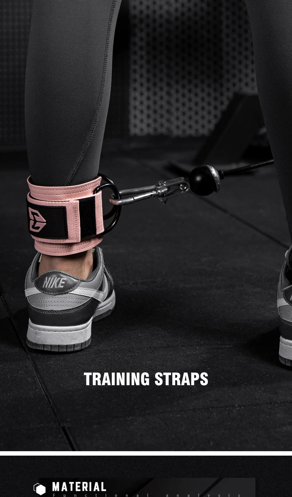 Wrist Straps For Resistance Band Workout Fitness Ankle Straps Foot Support Cuffs Cable Machines Gym Home Fitness Equipment