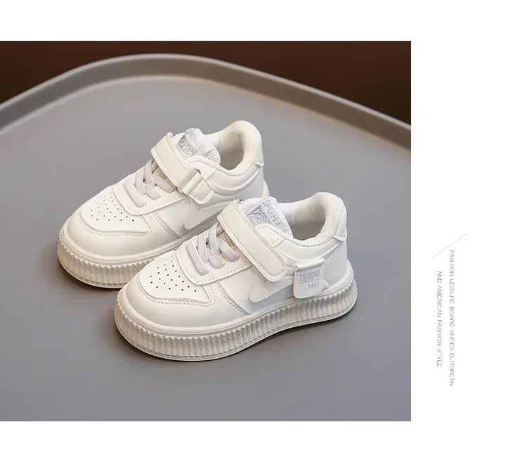 Spring Autumn Children Shoes Small White Shoes Low-top Board Girls Baby Sneaker New Kids Sport Shoes Boys Student Casual Sneaker