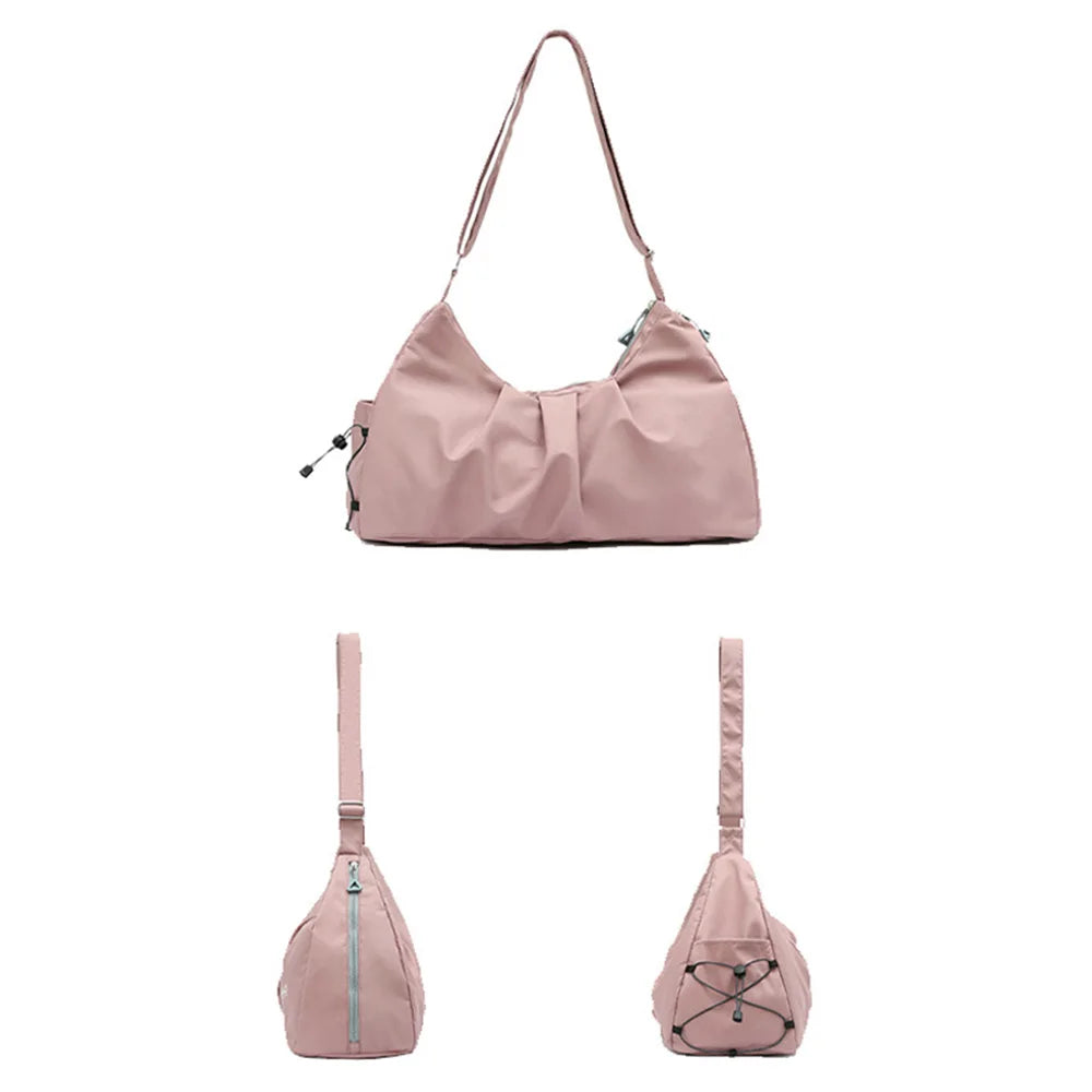 Single shoulder yoga bag nylon large capacity travel bag multifunctional and minimalist fitness bag gym bag