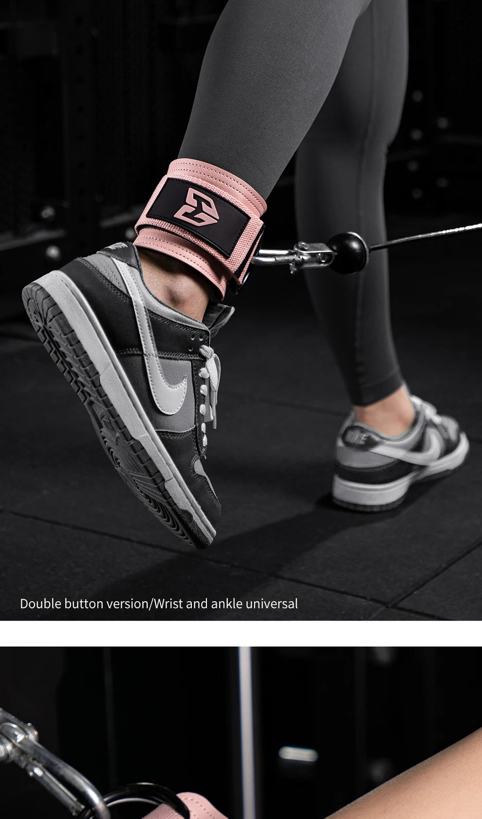 Wrist Straps For Resistance Band Workout Fitness Ankle Straps Foot Support Cuffs Cable Machines Gym Home Fitness Equipment