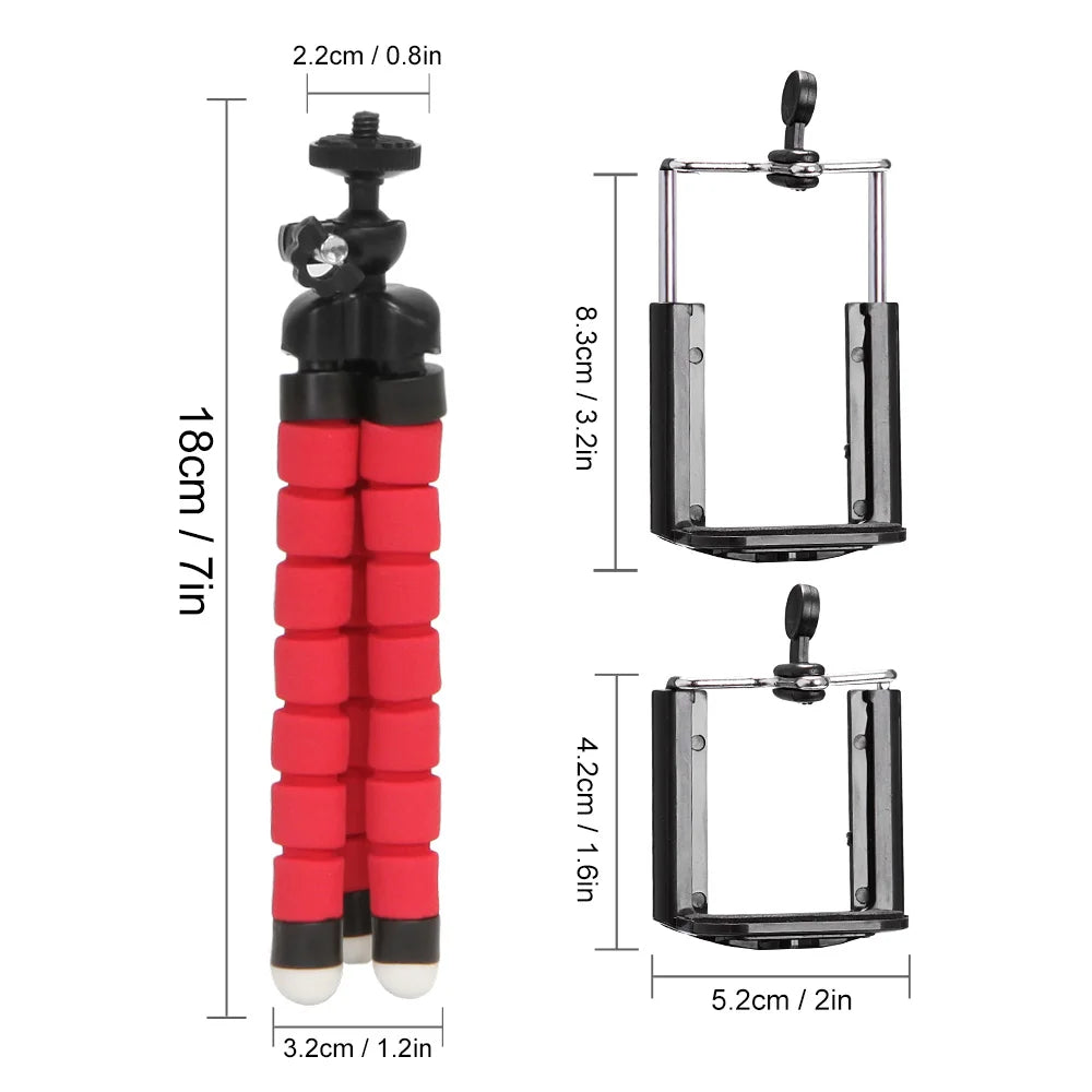 Selens Tripod Flexible Sponge Octopus Adjustable Mini Camera Tripod For Phone