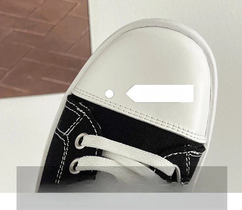 Brand Women Sneakers Fashion Lace-Up Canvas Shoes Women Platform High Heel Shoes Outdoor High Top Casual Shoes Zapatillas Mujer