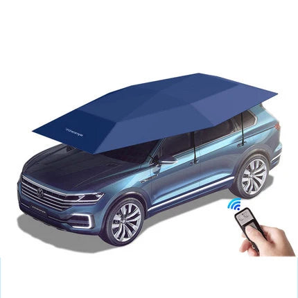 Super Large 5.2m Car Sunshade Umbrella Fully Automatic Folding Roof Summer Sunscreen Shed Remote Control Portable Canopy Cover