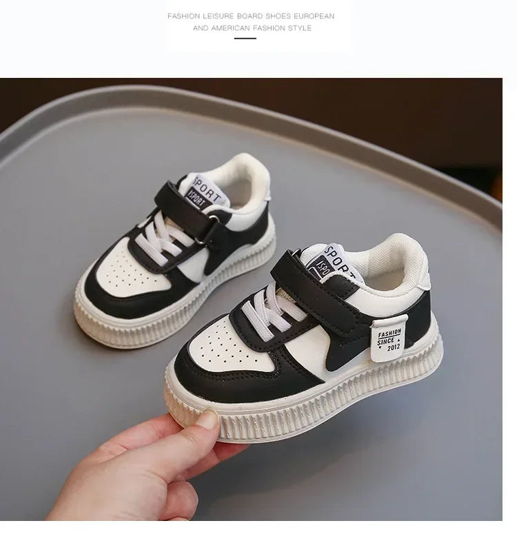 Spring Autumn Children Shoes Small White Shoes Low-top Board Girls Baby Sneaker New Kids Sport Shoes Boys Student Casual Sneaker