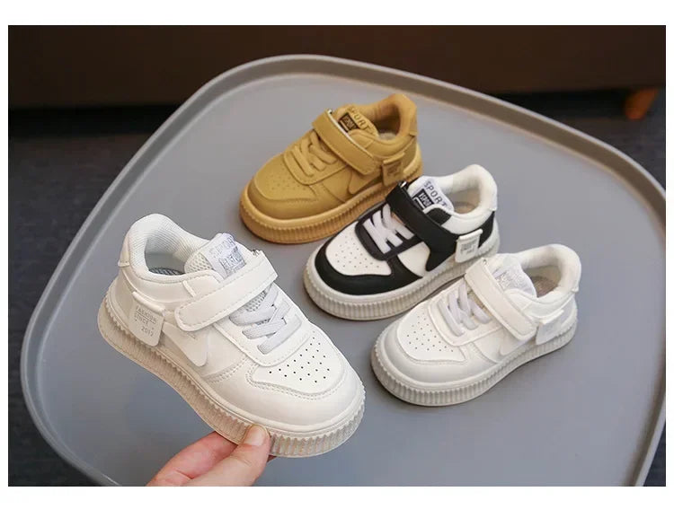 Spring Autumn Children Shoes Small White Shoes Low-top Board Girls Baby Sneaker New Kids Sport Shoes Boys Student Casual Sneaker