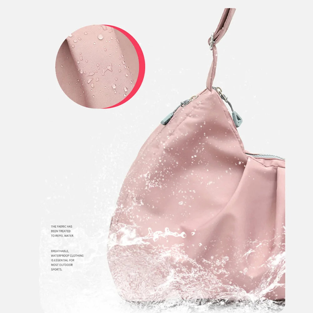 Single shoulder yoga bag nylon large capacity travel bag multifunctional and minimalist fitness bag gym bag