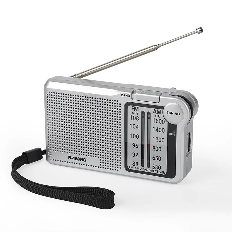 Xiaomi R-150 Portable AM FM Radio With Speaker Headphone Need Jack 2 AA Batteries For Indoor Outdoor And Emergency Use 2025