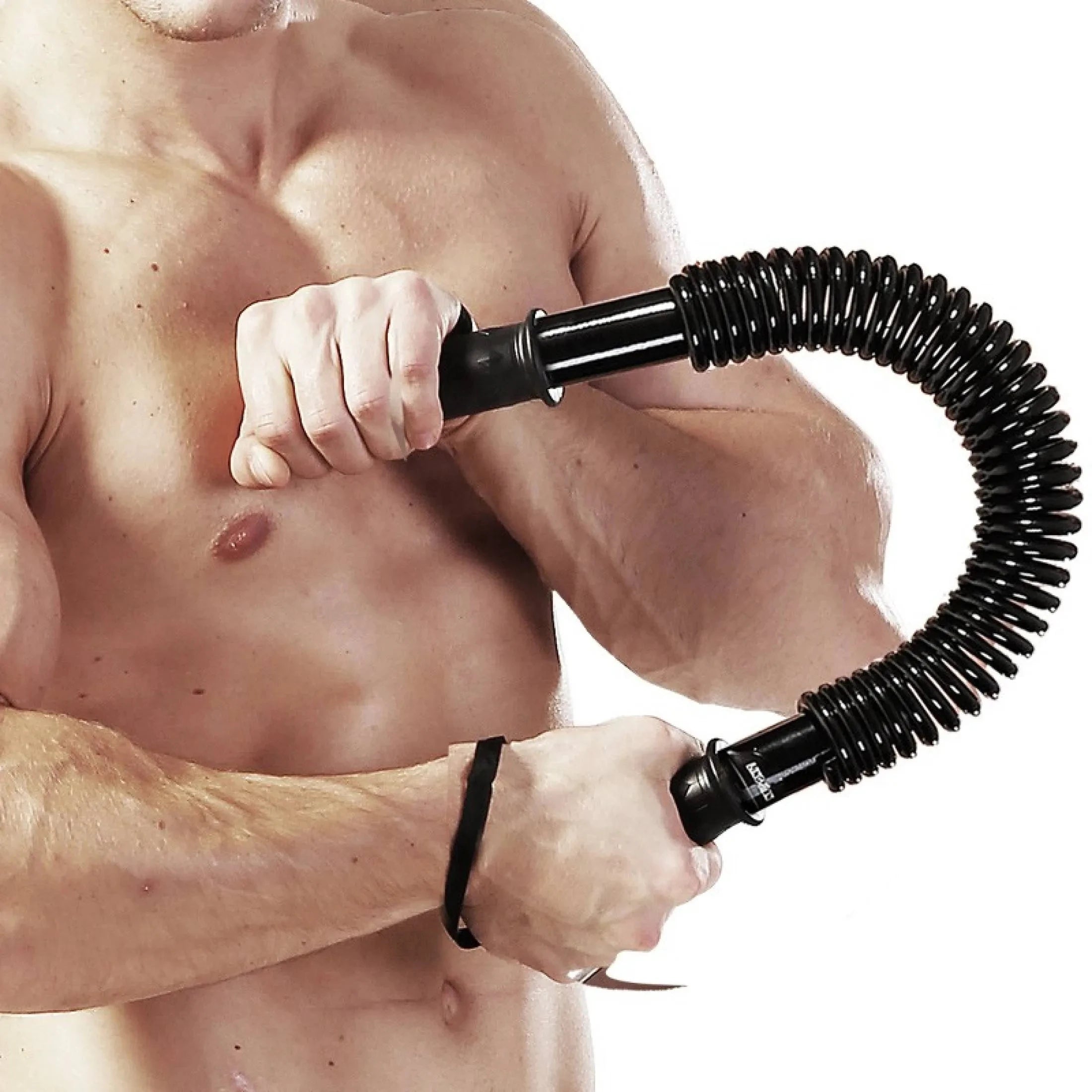 1pc 20-50kg  Power Twister Arm Strength Stick Arm Strength Fitness Equipment Spring Arm Strength Bar To Enhance Muscle Power