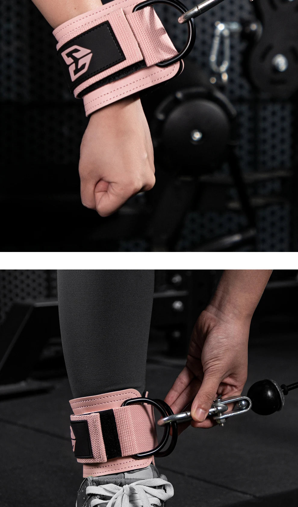 Wrist Straps For Resistance Band Workout Fitness Ankle Straps Foot Support Cuffs Cable Machines Gym Home Fitness Equipment